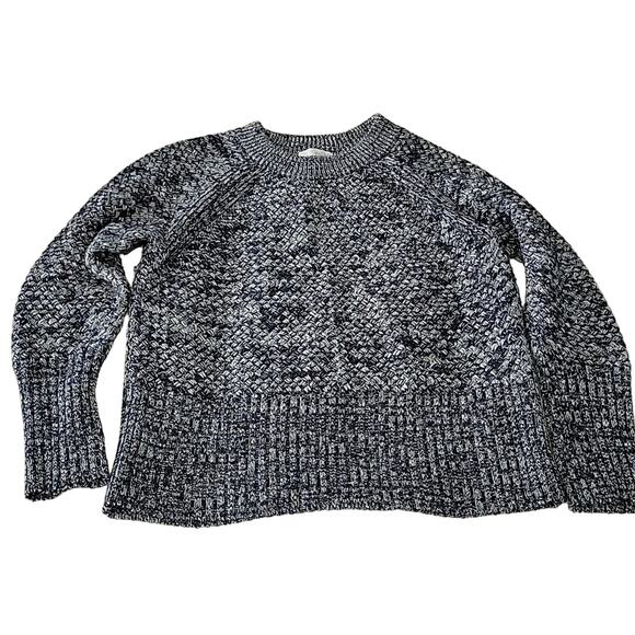 Universal Thread Goods Co. Blue Gray and White Woven Women's Sweater Size Small - Picture 1 of 3
